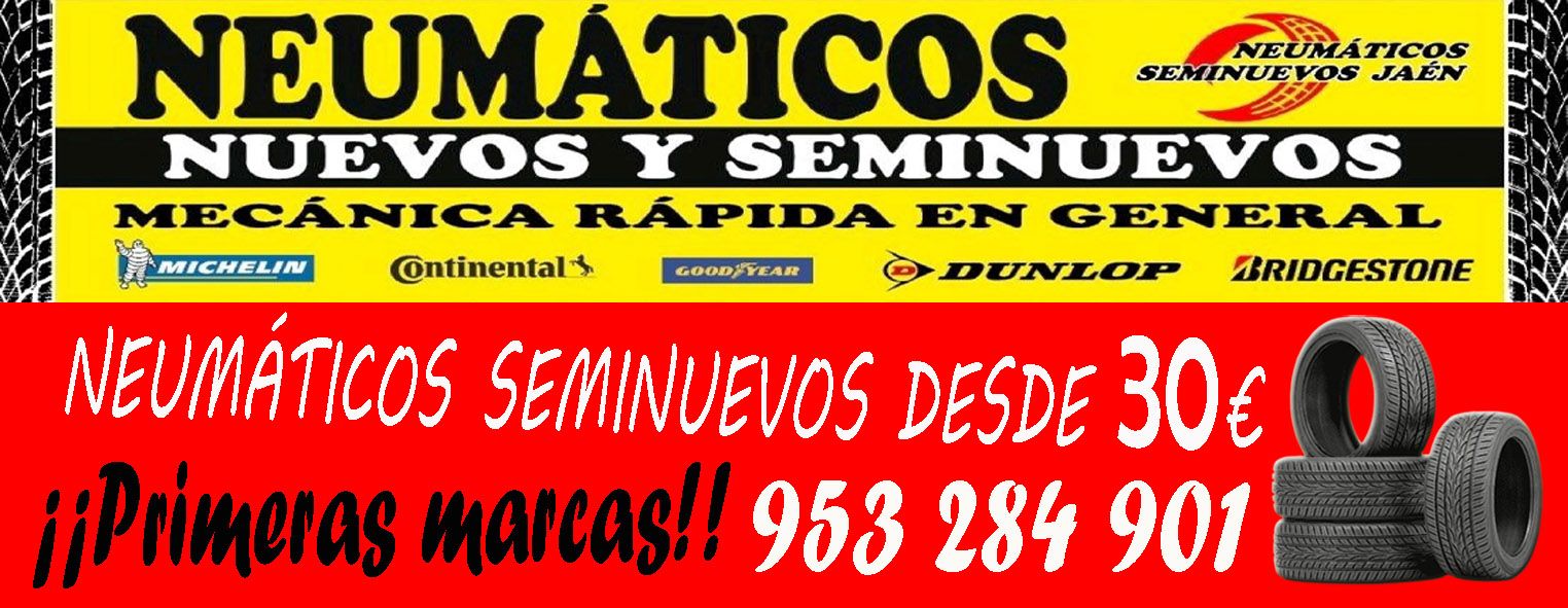 Neumáticos baratos en Jaén