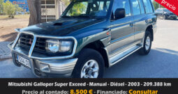 “Ocasión Mitsubishi Galloper Super Exceed