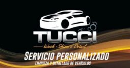 TUCCI WASH & SHINE / Limpieza integral de vehículos