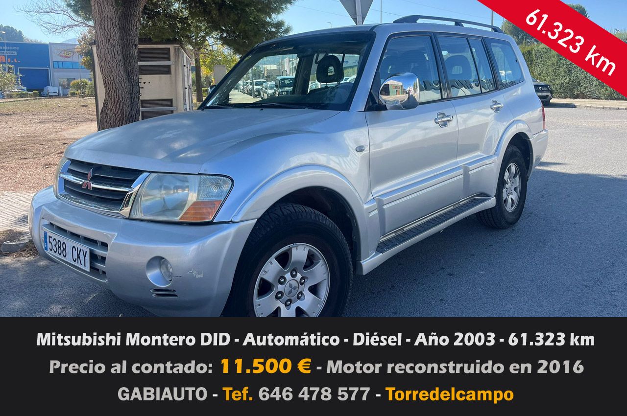 MITSUBISHI MONTERO DID GRIS