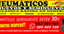 Neumáticos de ocasión baratos en Jaén